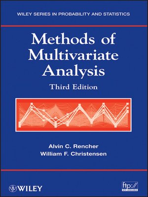 cover image of Methods of Multivariate Analysis